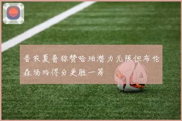 香农夏普称赞哈珀潜力无限但布伦森场均得分更胜一筹