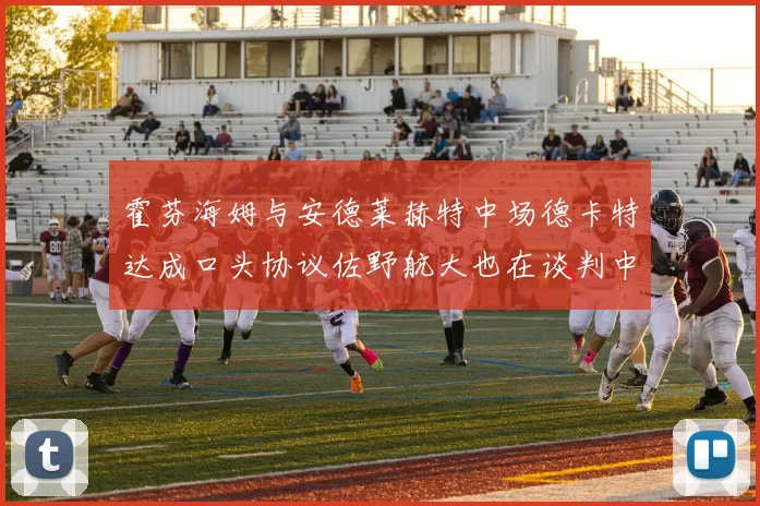 霍芬海姆与安德莱赫特中场德卡特达成口头协议佐野航大也在谈判中